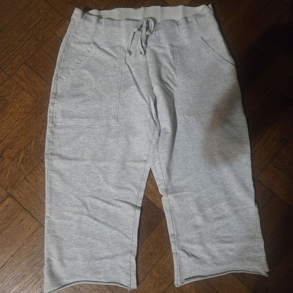 GAP CROPPED JOGGERS GREY SZ SMALL